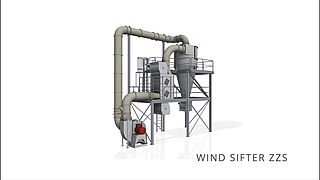 Wind Sifter ZZS - Windsichter ZZS - Glass recycling - TRENNSO-TECHNIK