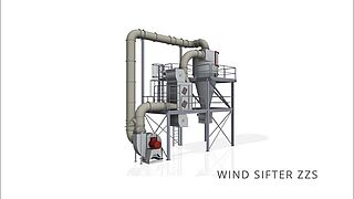 Wind Sifter ZZS - WINDSICHTER ZZS - Plastics PP/PE with impurities - TRENNSO-TECHNIK