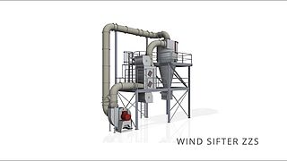 Wind Sifter ZZS - Windsichter ZZS - Separating eggshells - TRENNSO-TECHNIK